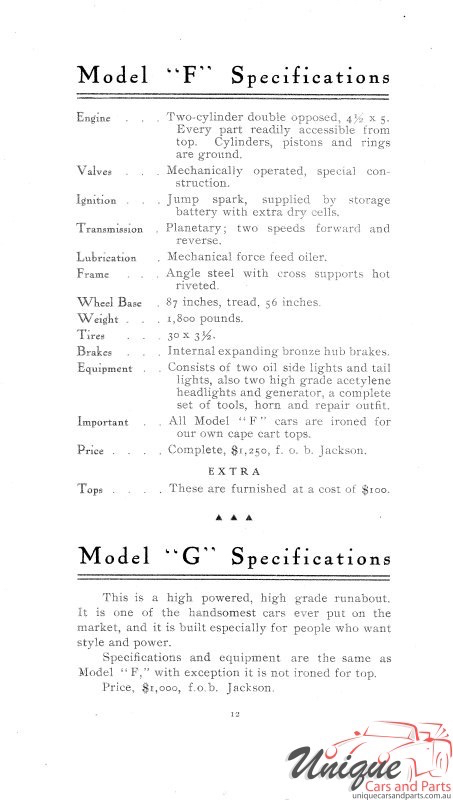 1906 Buick Brochure Page 20